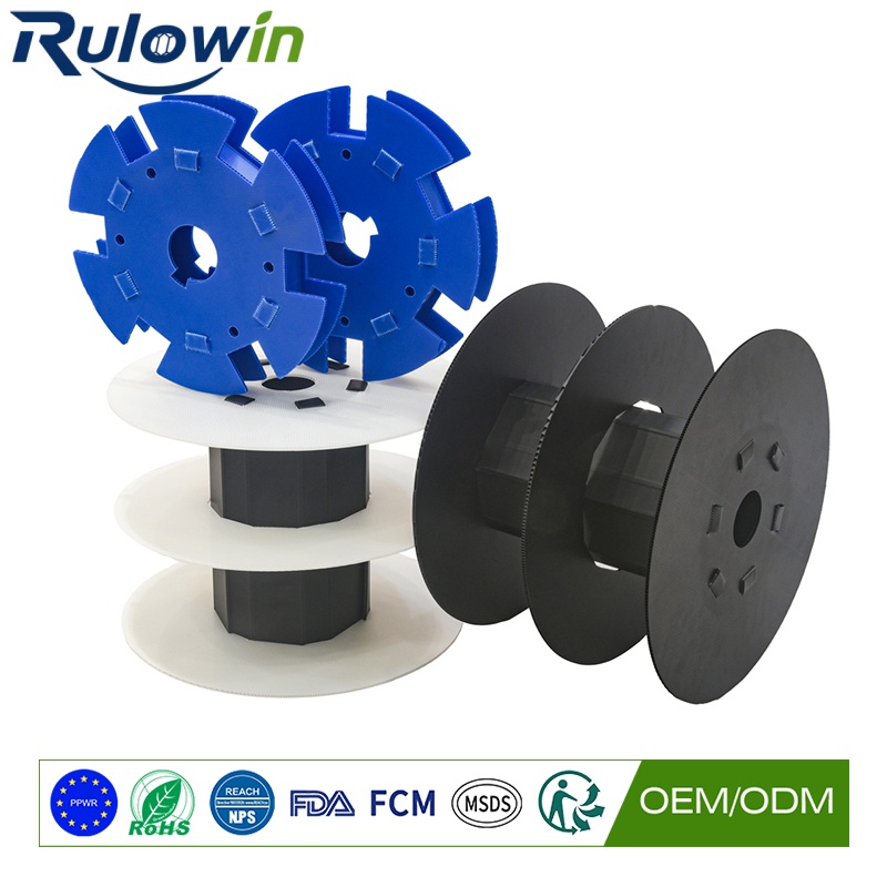 Lightweight Plastic Cable Reel for Fiber Drop Cable
