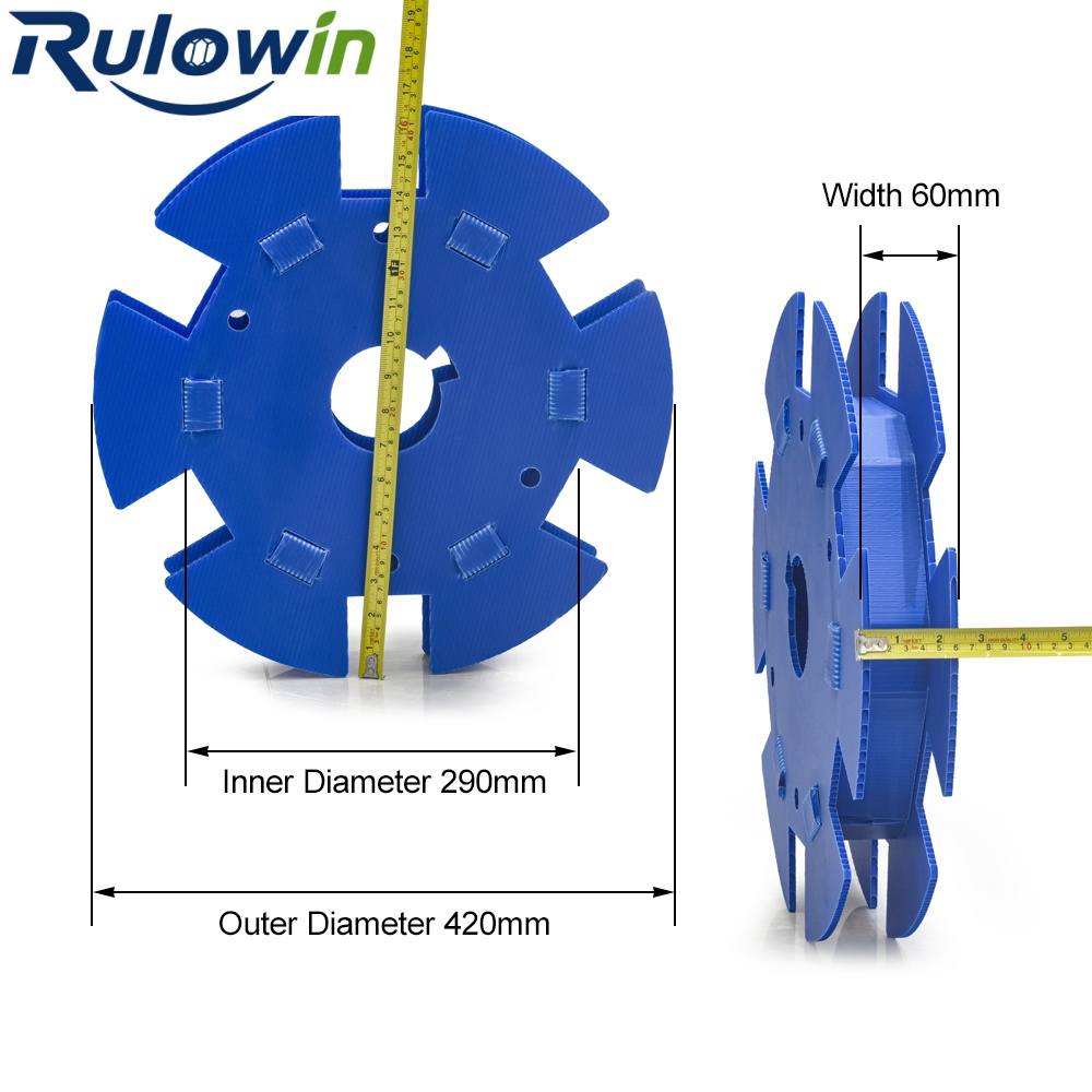 Lightweight Plastic Cable Reel for Fiber Drop Cable - 3