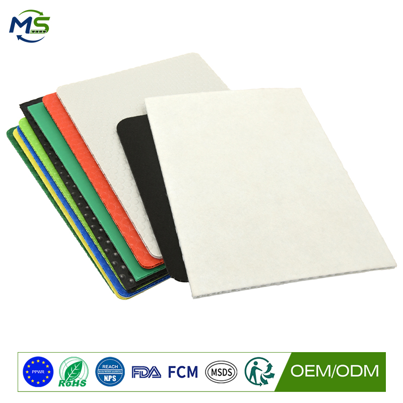 PP Honeycomb Construction Protection Board with Felt Surface for Floors Walls and Stairs