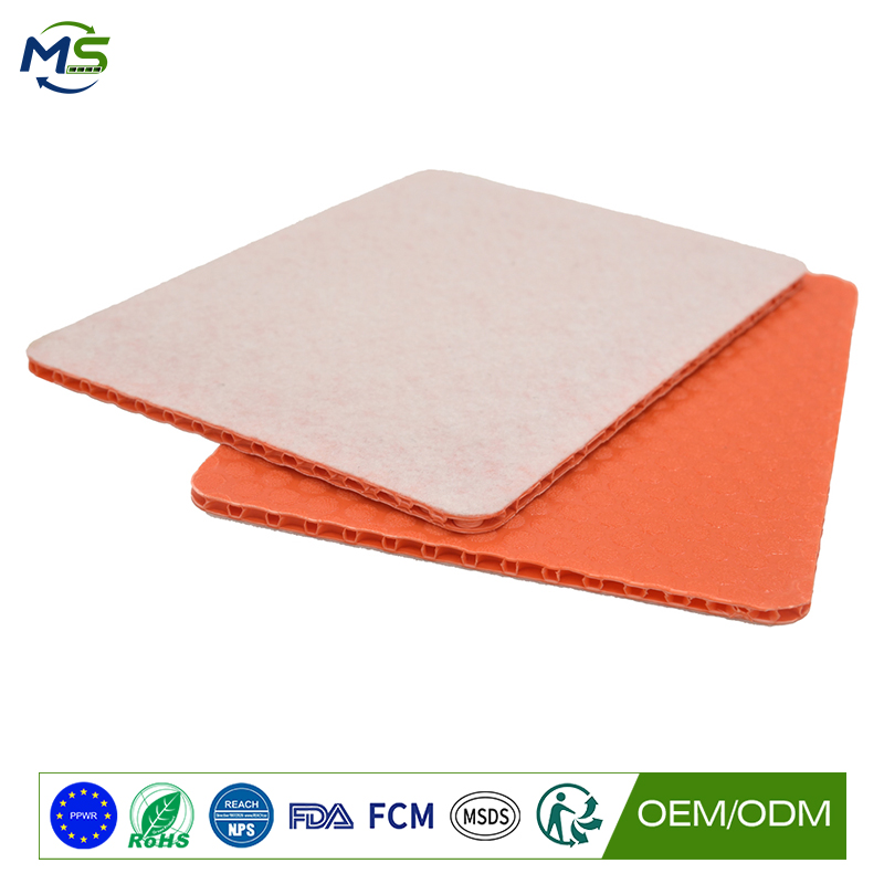 Fire Retardant PP Honeycomb Protection Board with Felt Surface for Construction Applications