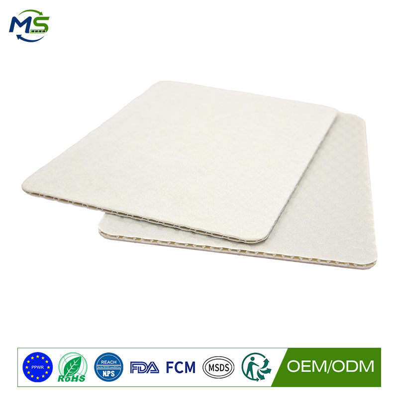 Custom Reusable PP Honeycomb Protection Board with Felt Surface for Floor Wall and Stair Protection