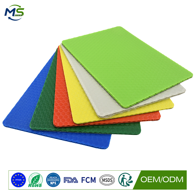 PP Honeycomb Protective Stair Board with Felt Surface for Temporary Building Protection