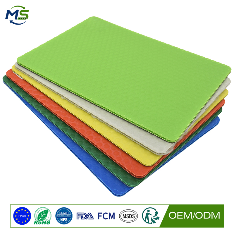 PP Honeycomb Stair Protection Board with Fleece Surface for Interior Construction