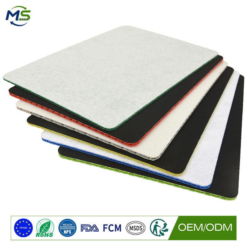 Felt Backed Plastic Stair Protection Board for Building Renovation and Construction