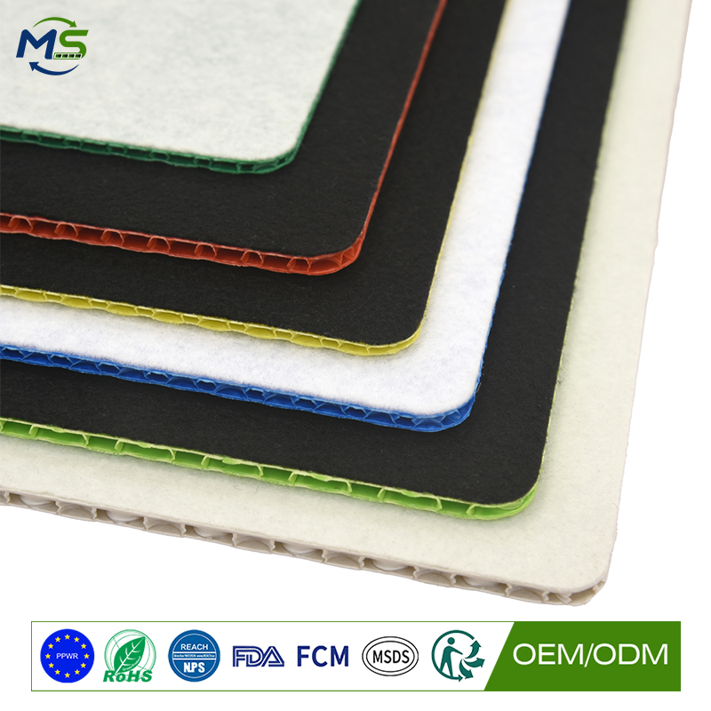 PP Floor Protection Board with Fleece Backing for Construction Flooring and Surface Protection