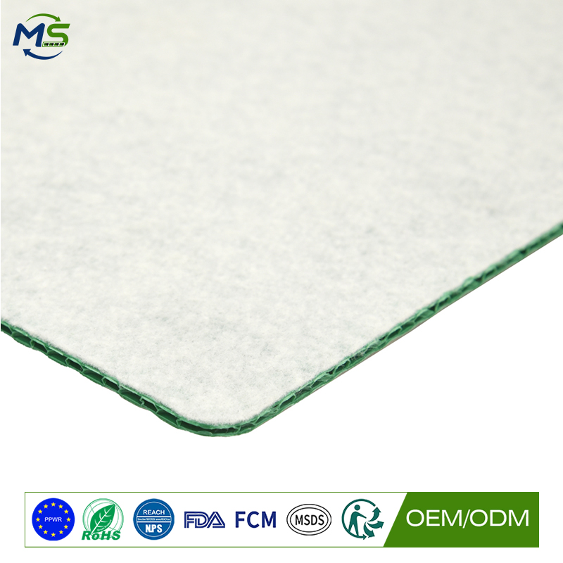 PP Honeycomb Protection Board with Felt Layer for Construction Site Surface Protection