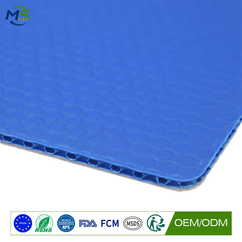 PP Wall Protection Panel with Felt Surface for Construction and Remodeling Applications