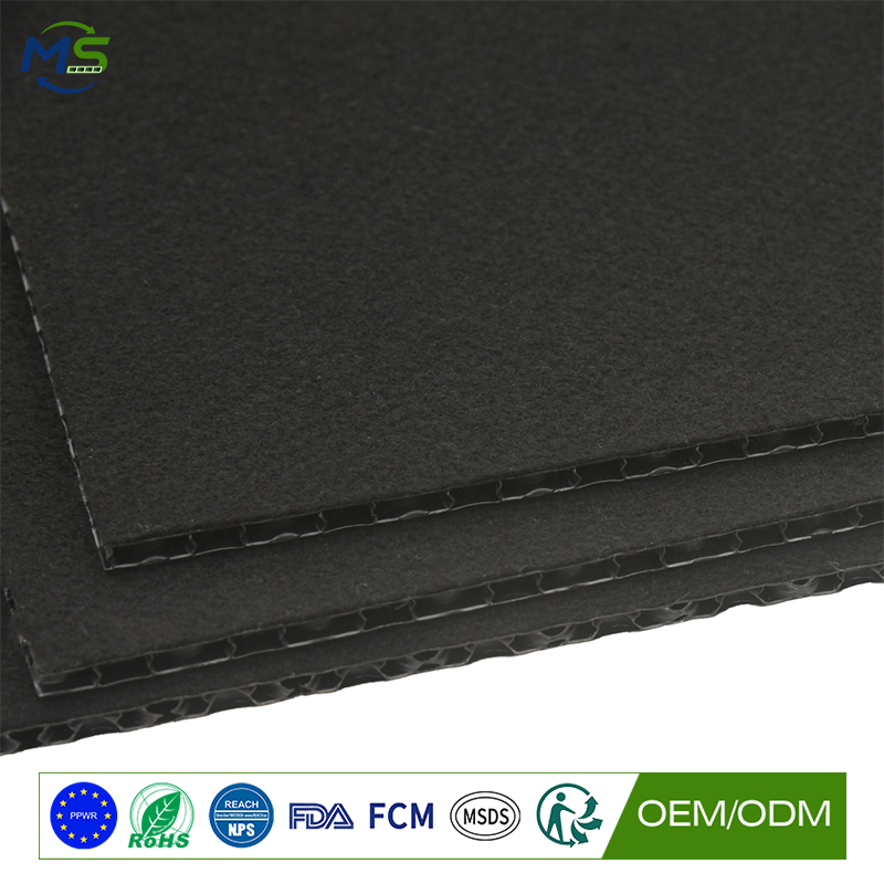 Temporary Surface Protection Board with Felt Backed PP Honeycomb Panel for Construction