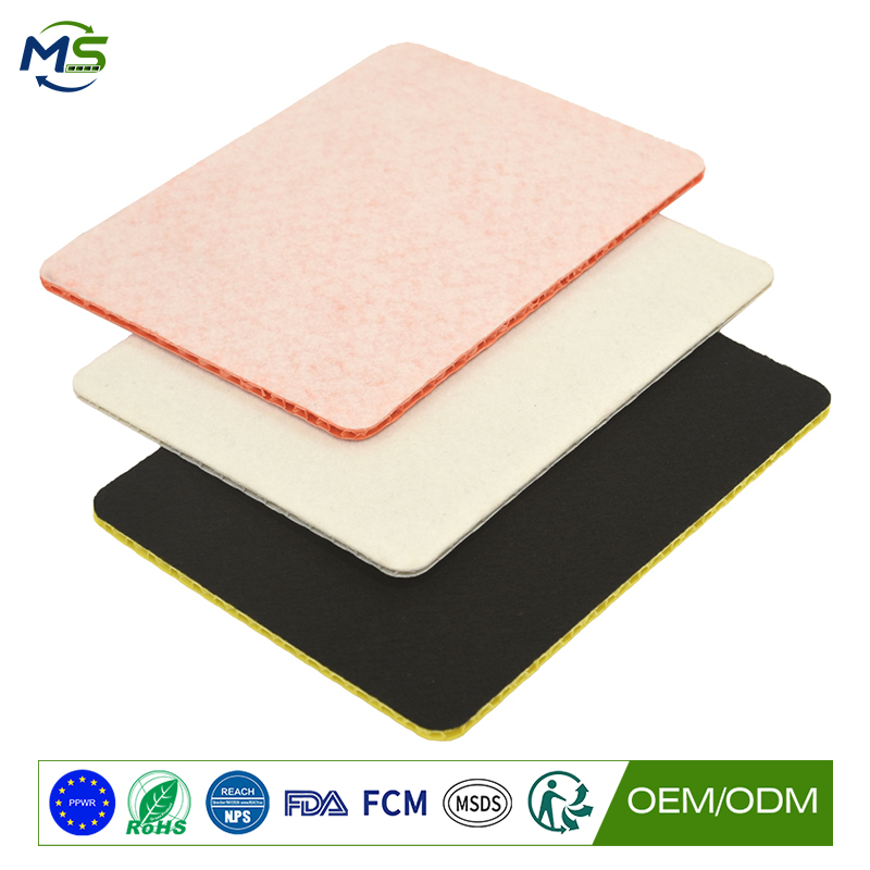 PP Plastic Floor Protection Sheet with Felt Surface for Building Construction and Remodeling