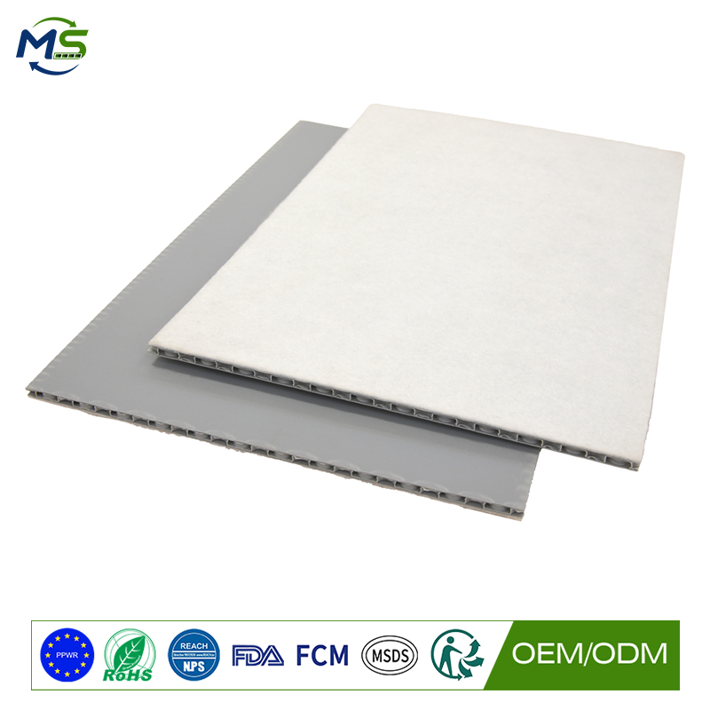 Heavy Duty Reusable PP Stair Protection Board for Commercial Building Renovation
