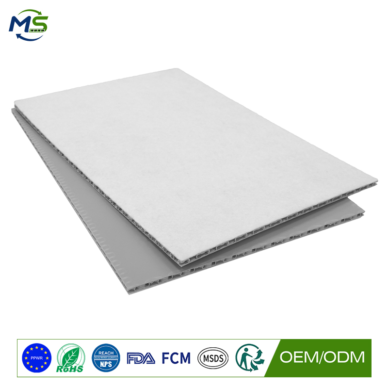 Heavy Duty PP Wall Protector Board with Felt Layer for Temporary Surface Protection