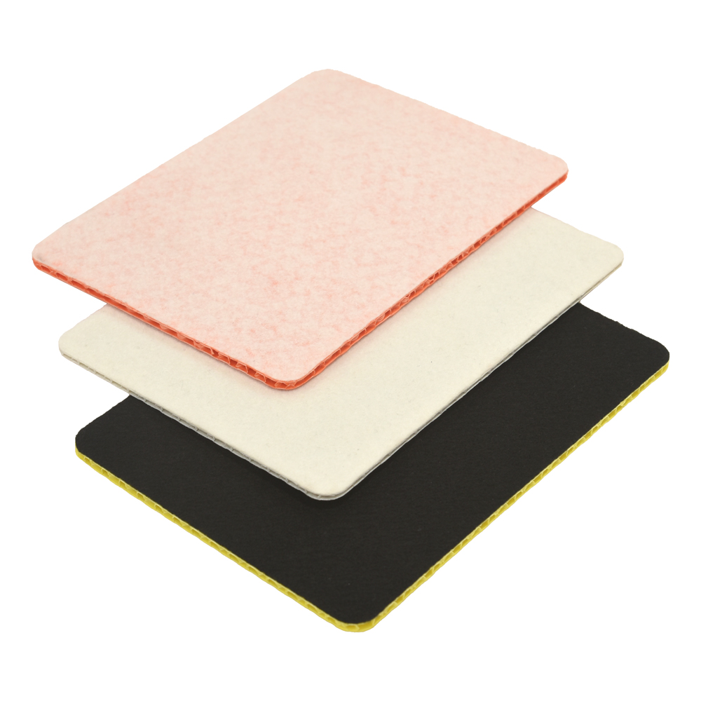 PP Honeycomb Floor Protector with Fleece Surface for Temporary Construction Site Protection