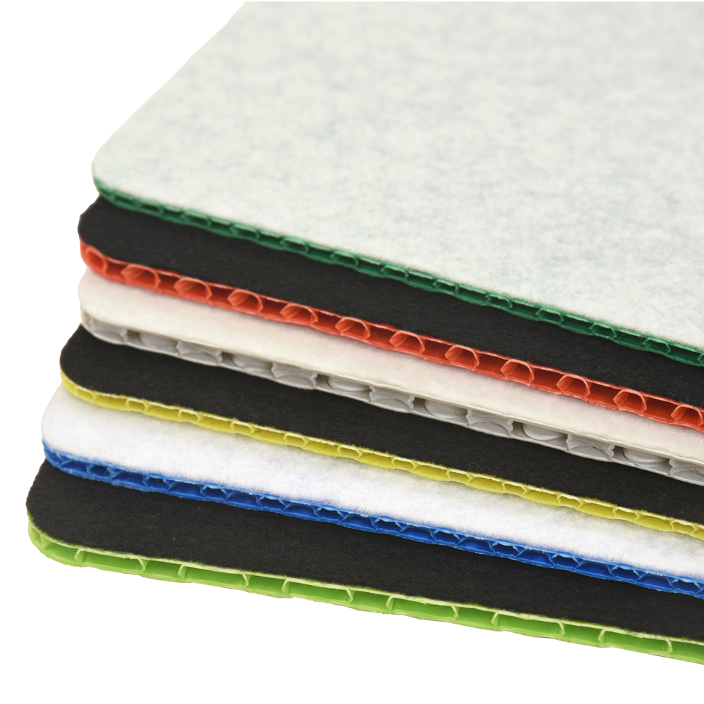 Reusable PP Stair Protection Sheet with Fleece Backing for Construction Site Protection