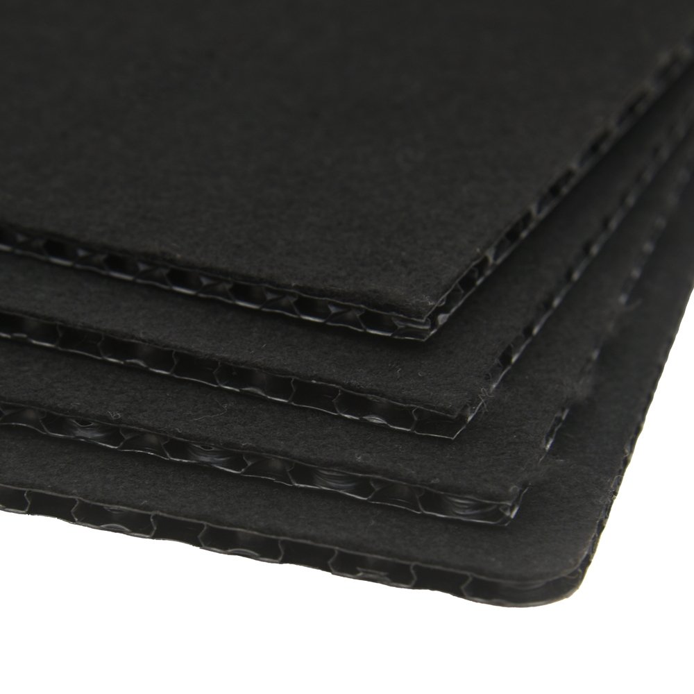 PP Honeycomb Wall Protection Board with Felt Surface for Construction and Renovation