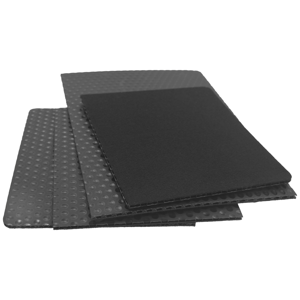Plastic Wall Protector with Felt Surface for Temporary Protection During Construction